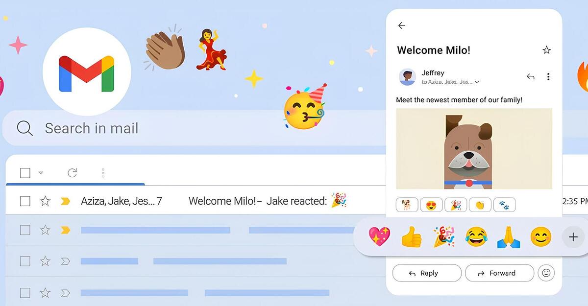 CeotechI's tweet photo. Gmail: le reazioni emoji ora sono disponibili per tutti
#Android #App #ClientDiPosta #Email #Emoji #EmojiAnimate #Gmail #GmailMobile #Google #iOS #Notizie #Novità #PostaElettronica #Reazioni #Smartphone #Tech #TechNews #Tecnologia #Telefonia #Web
https://t.co/HOD8TkdyxI https://t.co/o4nV60d9a0