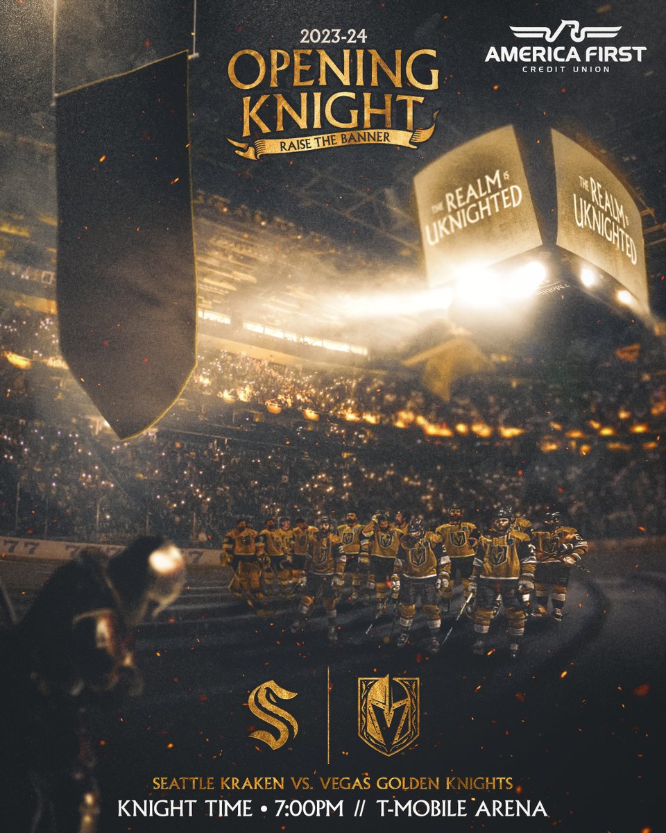 GoldenKnights's tweet photo. WE'RE MAKING HISTORY TONIGHT AT THE FORTRESS!!! 🥹🏰

#VegasBorn | #TheGoldenAge 

📺: ESPN, ESPN+
📻: FOX Sports Las Vegas 98.9/1340 | Deportes Vegas 1460
📰: https://t.co/YjvctT0Y9v https://t.co/Om4nszuZ61