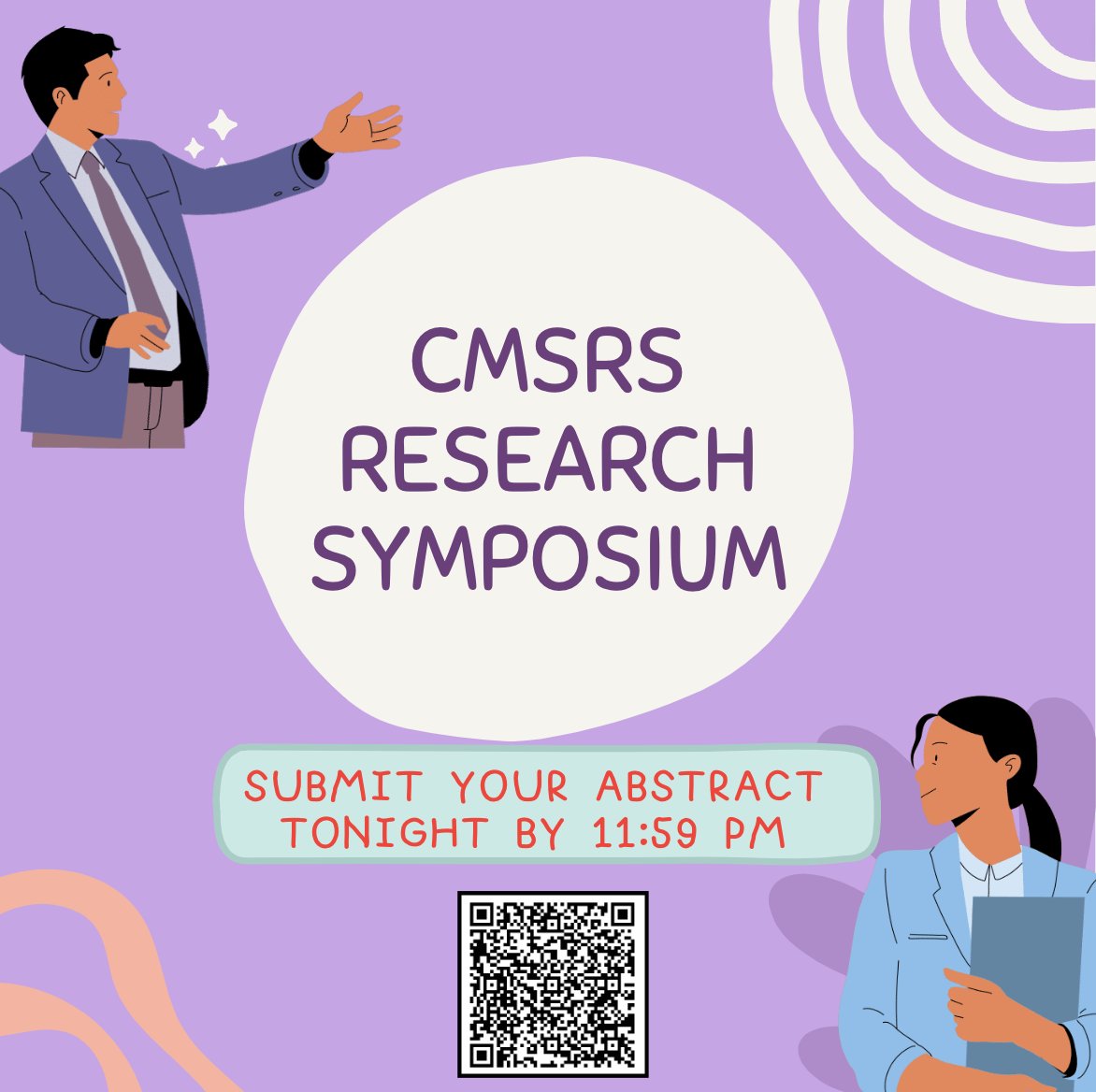 Research_WCUCOM's tweet photo. CMSRS Symposium is taking place on Oct. 31st. Submit your abstracts by 11:59 Oct 10th! https://t.co/nEuN5Urtch