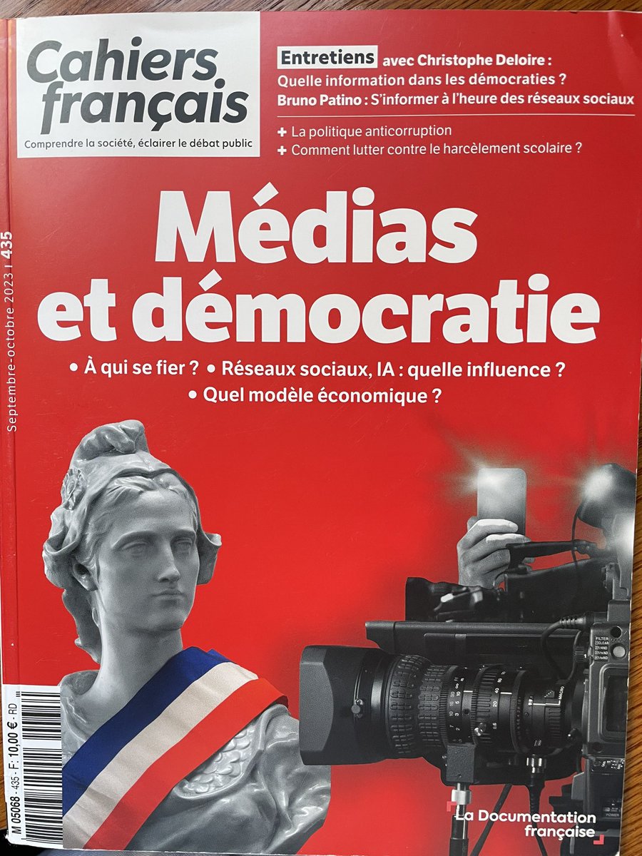 Lecture passionnante du dernier numéro des cahiers français édités par la <a href="/DILA_officiel/">DILA</a> ..🙏🏻 <a href="/KarinePeuvrier/">Karine Peuvrier</a> #Compublique