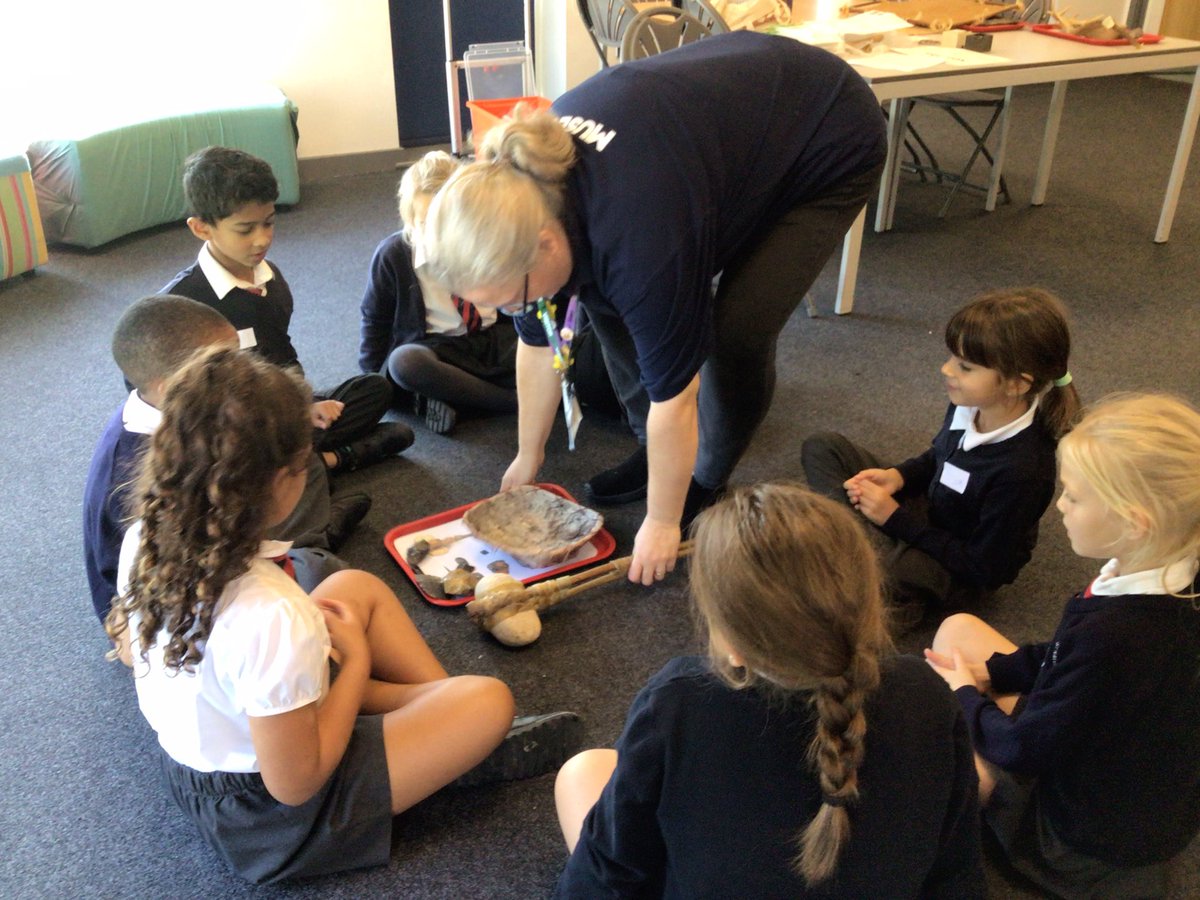StKathsKent's tweet photo. Year 3 enjoyed their visit from Maidstone Museum today. They were excited to hold Stone Age artefacts, some of which were over 8,000 years old. We thought our Stone Age names were great too! https://t.co/WyUCW6QeR3