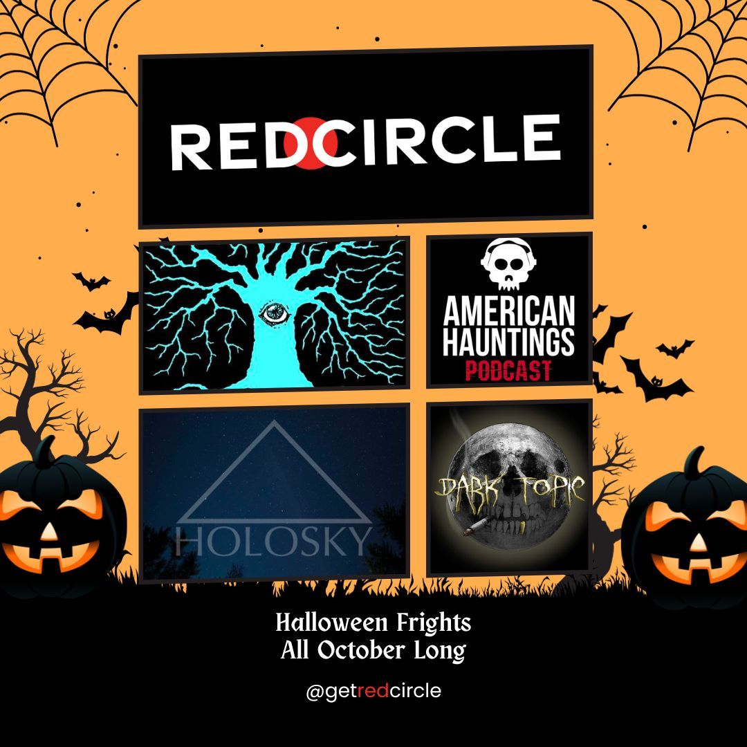getredcircle's tweet image. 🎃 🦇 The frights continue with these hair-raising horrors! Hear all about chilling ghost encounters, brushes with unknown entities, and close calls with the third-kind. These pods are the reason your hall lights stay on at night. #podcasts #recommendations #halloween
