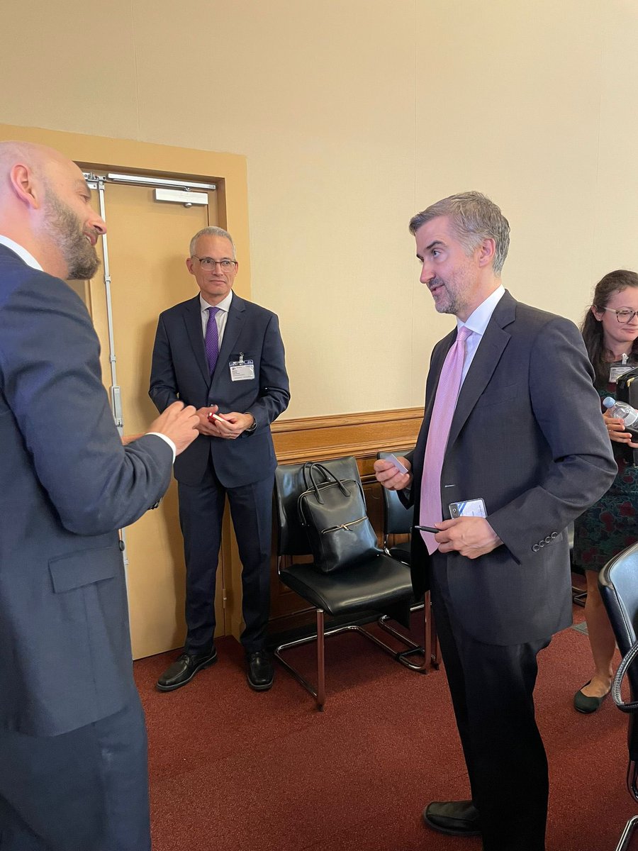 Today: State Dept. Assistant Secretary for Economic and Business Affairs Ramin Toloui joined OECD officials to discuss promoting quality infrastructure through the #bluedotnetwork, and securing resilient supply chains for agriculture, technology, and critical minerals.