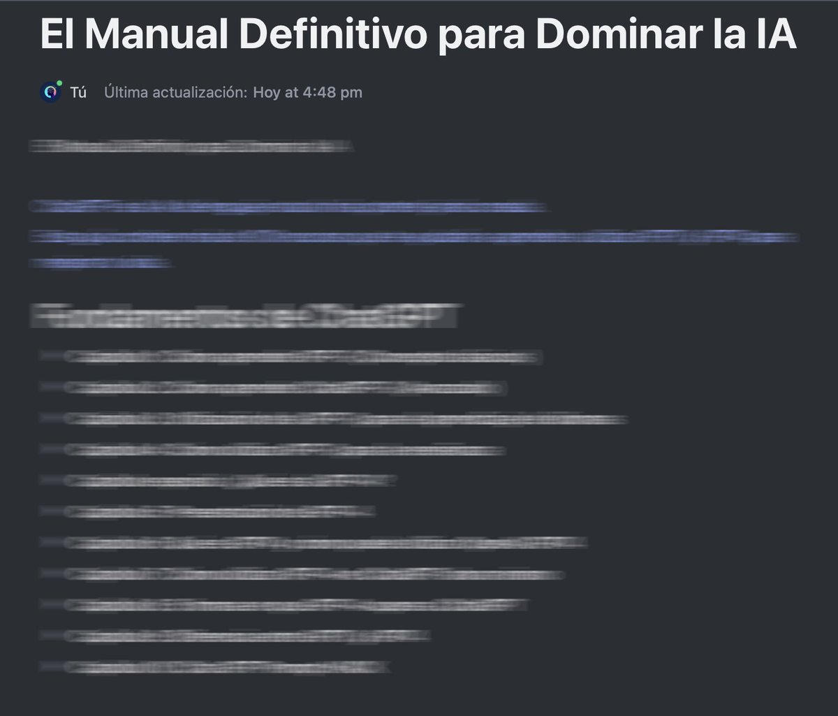 🎁[REGALO I.A]🎁  

Expertos en IA están ganando mas de $200K al ano

Este es El Manual Definitivo para Dominar la IA:

-Más de 50 capítulos
-Más de 500 nuevas herramientas de IA
-Más de 2000 prompts IA

Para obtenerlo en DM:

-RT
-Comenta "IA"
-SÍGUEME

⚠️ GRATIS DURANTE 48H