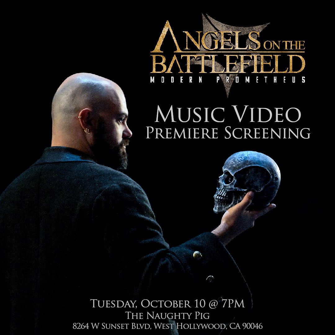 Who's coming tonight?
Hope to see you all at our music video premiere for MODERN PROMETHEUS!
7pm at the Naughty Pig, West Hollywood.

@aotb_band

#angelsonthebattlefield #modernprometheus #musicvideopremiere #losangelesevents #epicmetal #heavymetal #instrumentalmetal