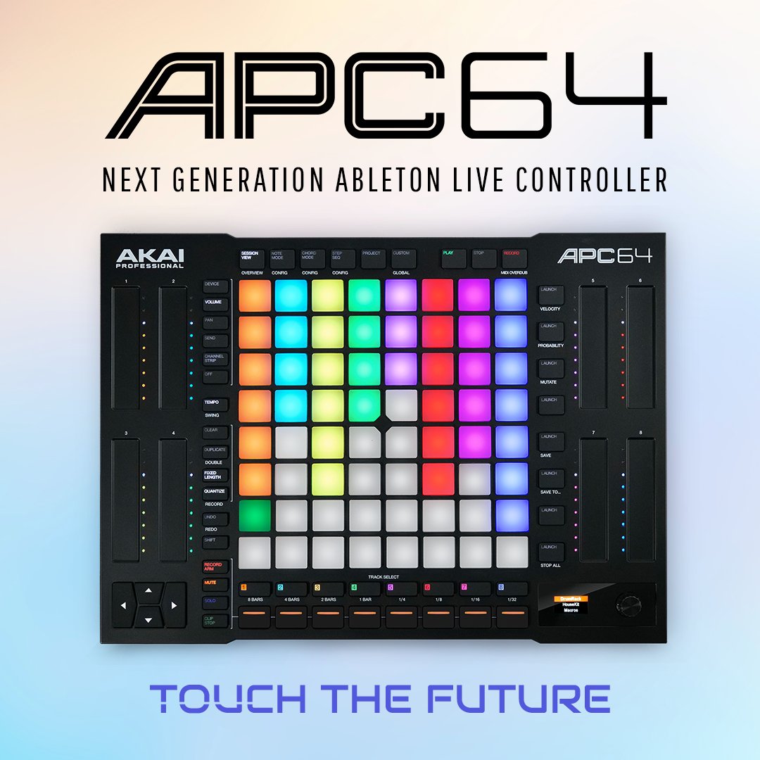 Der APC64 ist der leistungsstarke Ableton Live-Controller der nächsten Generation, der neue Maßstäbe in Sachen Kontrolle und Performance setzt. #akai #musicandmore #musicandmorestore #makemusicnow #musicgearnews