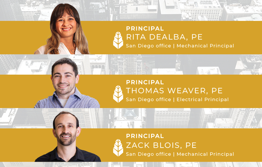 RandallLambEng's tweet photo. Randall Lamb is thrilled to announce the promotions of  Zack Blois, PE; Rita DeAlba, PE; and Thomas Weaver, PE  to the role of Principal. Please join us in congratulating our new leaders on this achievement. We couldn't be more excited about the bright future ahead. 👏
#teamRLA https://t.co/TZ2c6tcgLr