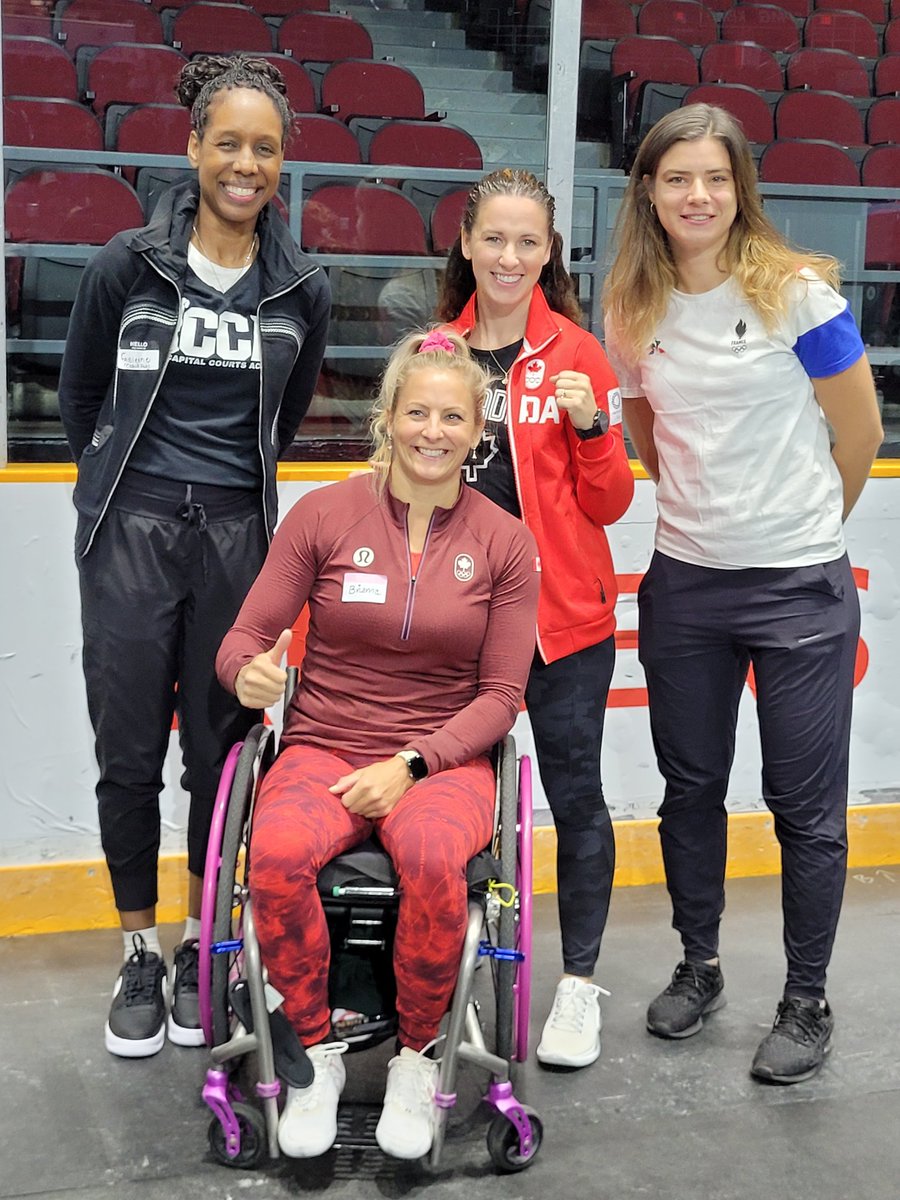 Speakers included Olympic boxer Mandy Bujold, multi-sport Paralympian Brianna Hennessy, Flag Football ambassador Elisa de Santis, and Canadian U16 National Basketball Team coach Fabienne Blizzard. (2/2)