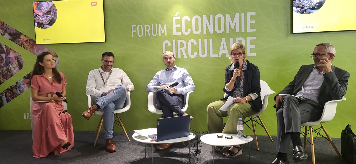 CHBU1's tweet photo. #Pollutec2023 Conférence @GroupeBouygues "Comment réutiliser les matériaux dans les travaux publics" @GroupeColas @Bouygues_C #RecyclageDesEnrobés #Ecotri #Valormat #TerreFertile https://t.co/s5FQQk0K7P