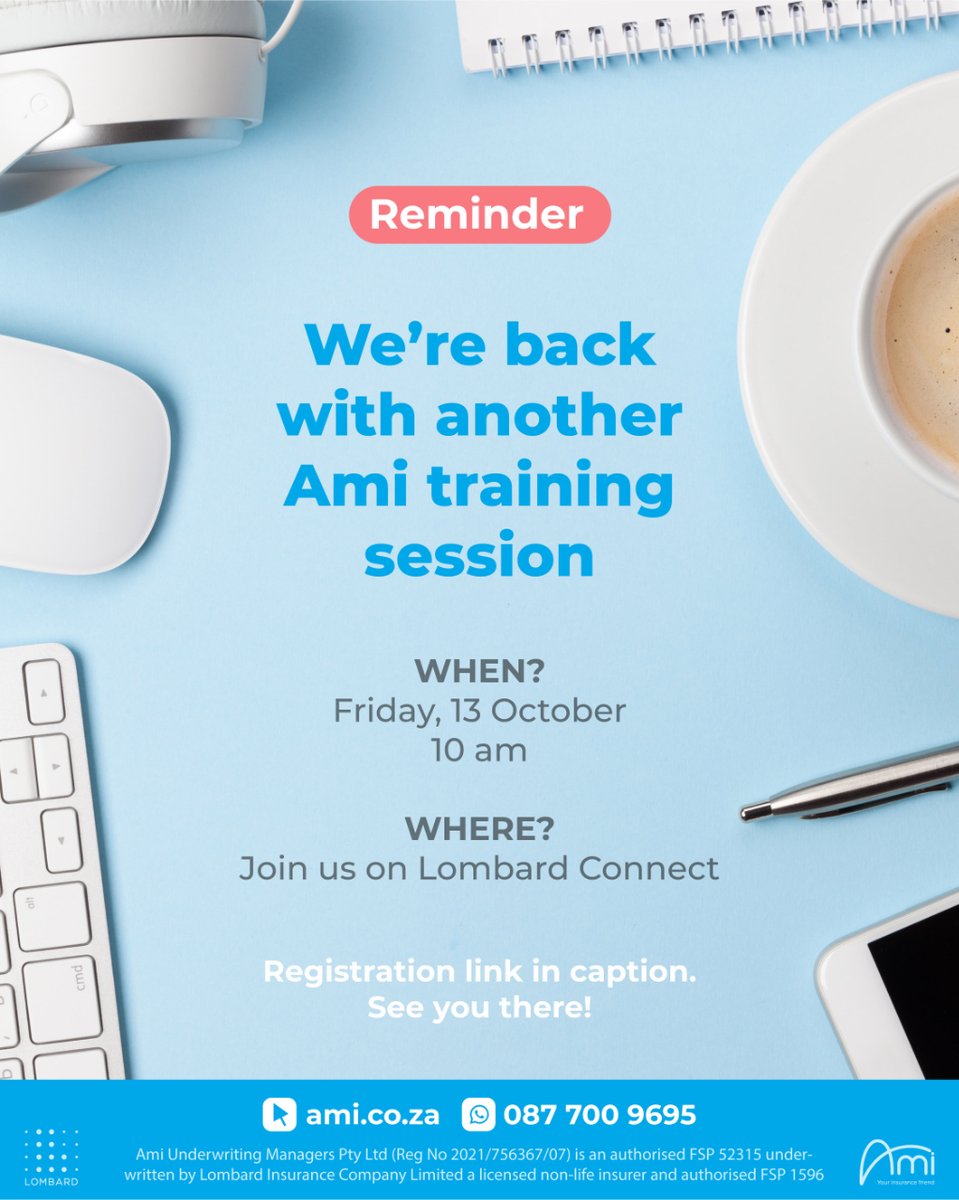 Join us on 13 October at 10 am to learn about the latest features and how to get the most out of Ami products. 💡

This session is open to all skill levels, and you'll have the opportunity to ask questions and get hands-on experience.

💻 Register now: bit.ly/3F9GgUt