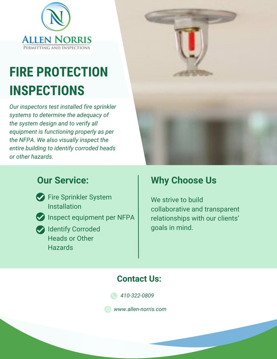 Let us take care of that fire inspection for you! #fireinspection #buildinginspections #inspections #construction #permitexpeditor #permits