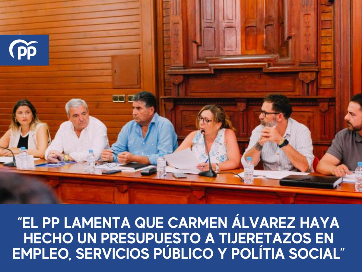 ❞𝐄𝐥 𝐏𝐏 𝐥𝐚𝐦𝐞𝐧𝐭𝐚 𝐪𝐮𝐞 𝐂𝐚𝐫𝐦𝐞𝐧 𝐀́𝐥𝐯𝐚𝐫𝐞𝐳 𝐡𝐚𝐲𝐚 𝐡𝐞𝐜𝐡𝐨 𝐮𝐧 𝐩𝐫𝐞𝐬𝐮𝐩𝐮𝐞𝐬𝐭𝐨 𝐚 𝐭𝐢𝐣𝐞𝐫𝐞𝐭𝐚𝐳𝐨𝐬 𝐞𝐧 𝐞𝐦𝐩𝐥𝐞𝐨, 𝐬𝐞𝐫𝐯𝐢𝐜𝐢𝐨𝐬 𝐩𝐮́𝐛𝐥𝐢𝐜𝐨𝐬 𝐲 𝐩𝐨𝐥𝐢́𝐭𝐢𝐜𝐚 𝐬𝐨𝐜𝐢𝐚𝐥❞. #Sanlúcar

+ INFO: shorturl.at/ftuJW