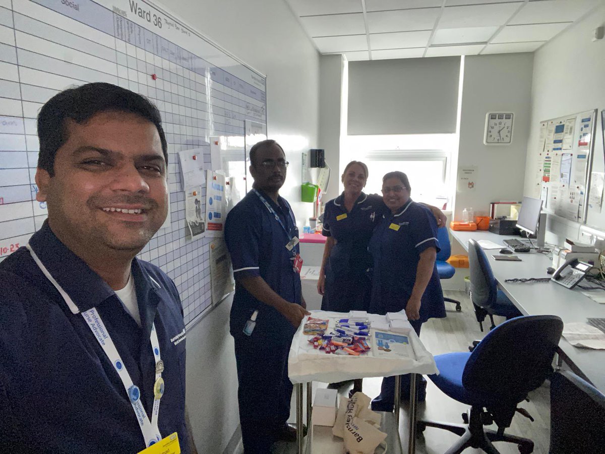 #PNAweek 9th-15th October 2023 <a href="/barnshospital/">Barnsley Hospital</a> Irfan and Sivakumar have been out and about to discuss the #PNA role and the benefits of accessing restorative supervision, career support and quality improvement