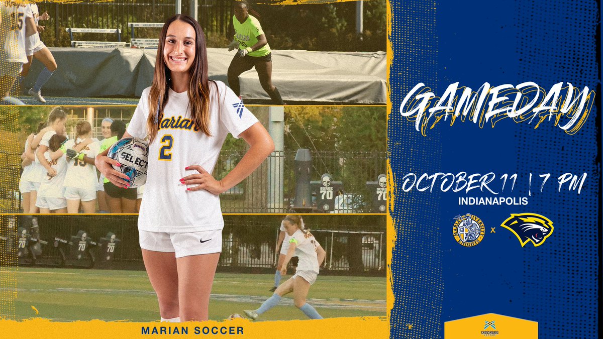 GAMEDAY!!

<a href="/MarianWSOC/">Marian Womens Soccer</a> is back at St. Vincent Field for a big matchup against #2 Spring Arbor! The rematch of last year's National Championship game starts at 7 PM!