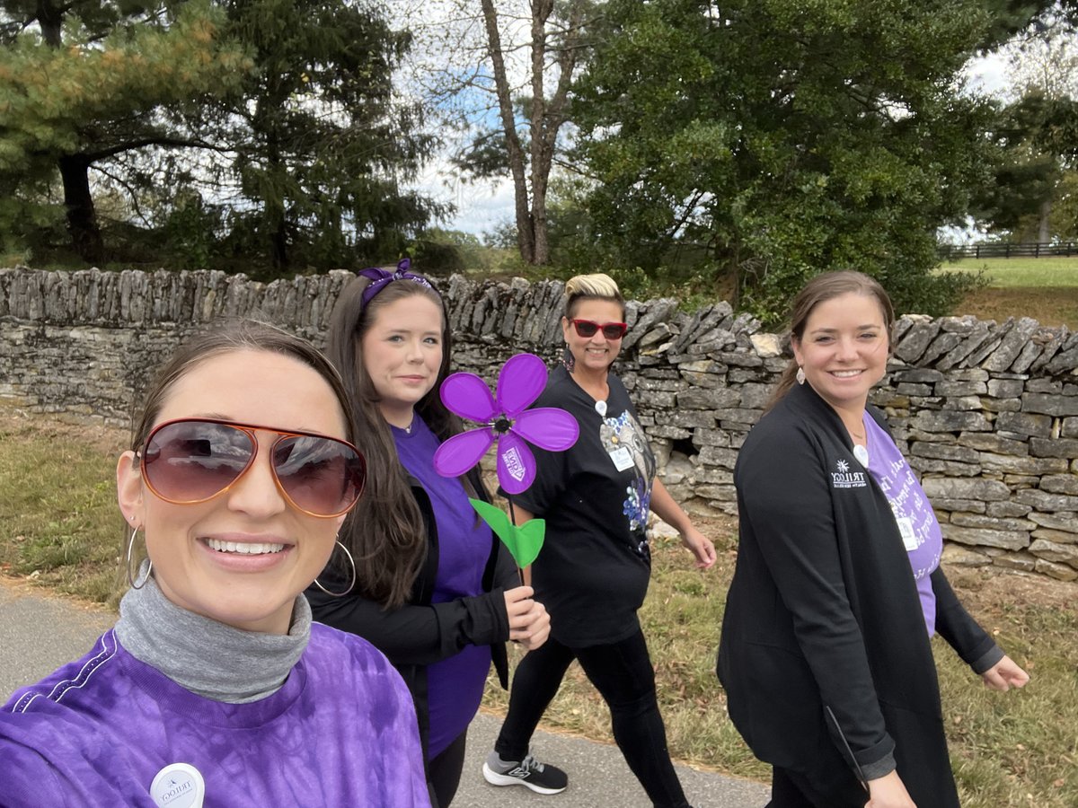 Did you know one in three seniors die with Alzheimer’s or another dementia? This weekend we joined the “Walk to End Alzheimer’s” to fight the disease! We walk because of those we love and care for. 
#TrilogySeniorLiving #AlzheimersAssociation #ThisIsWhyWeWalk