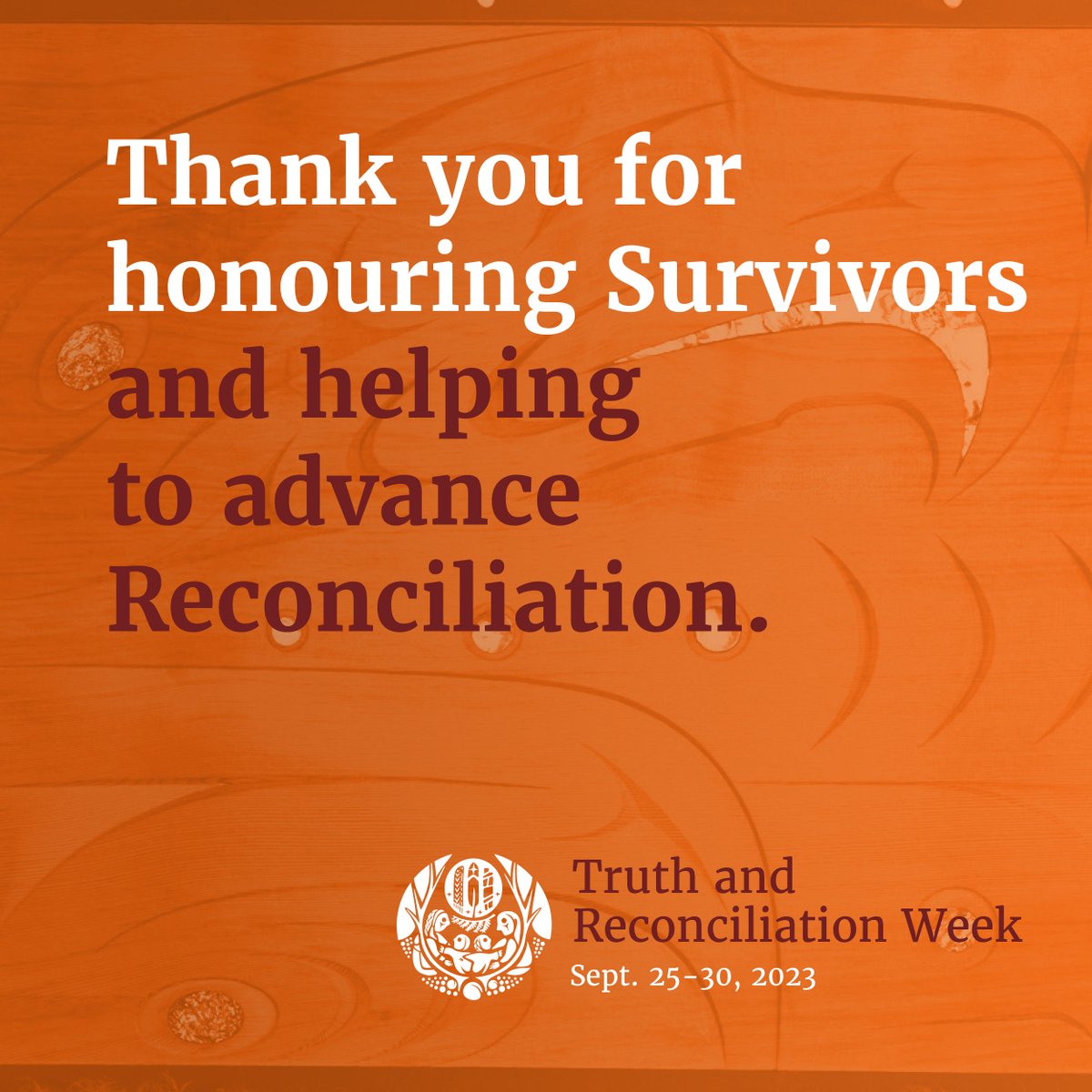#TruthAndReconciliation Week 2023 wouldn't have been possible without our generous sponsors. We thank them and the thousands that united to honor #ResidentialSchoolSurvivors & help advance #Reconciliation. Gratitude to the Survivors who shared their truths. #orangeshirtday