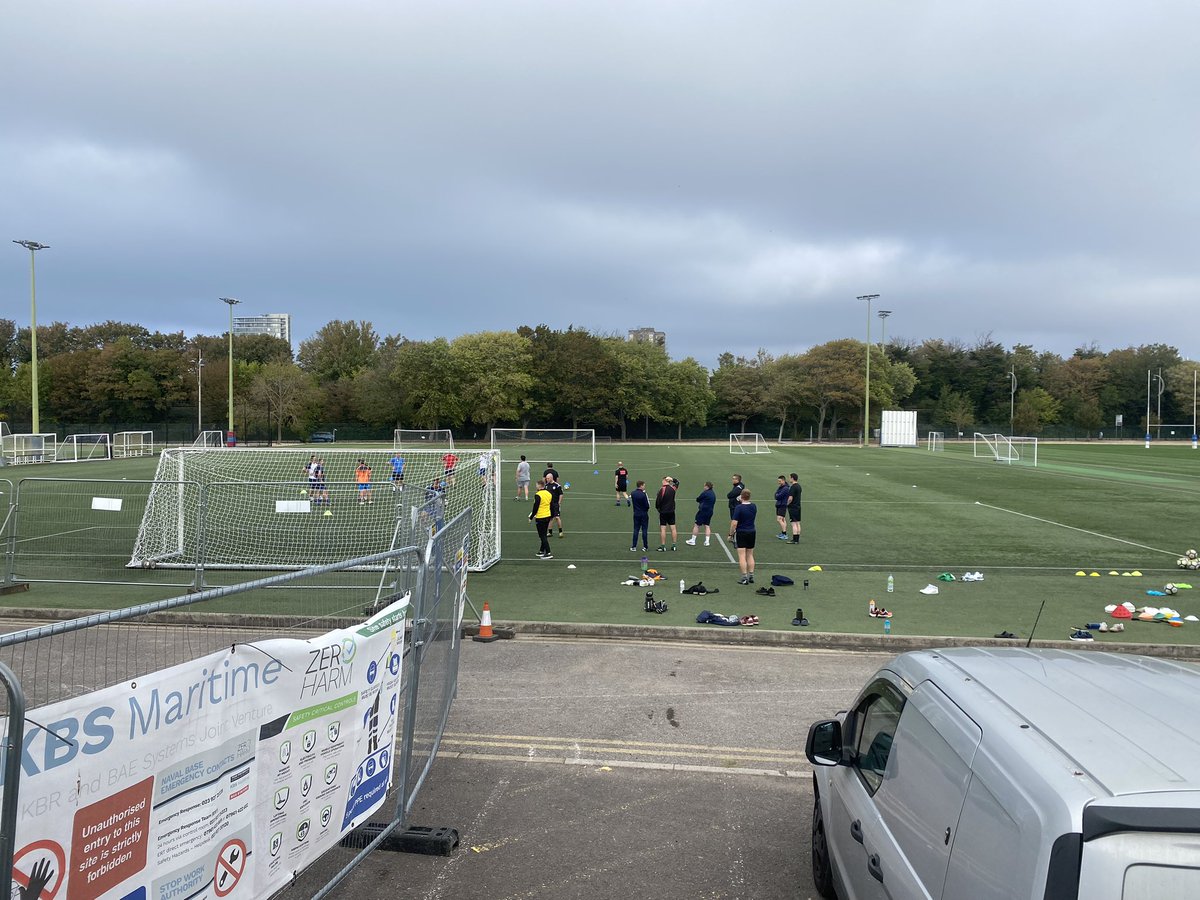 Block 1 of UKAF UEFA C licence completed today at the home of Royal Navy football well done to all the coaches on the course and thank you to the staff for an enjoyable 2 days👍