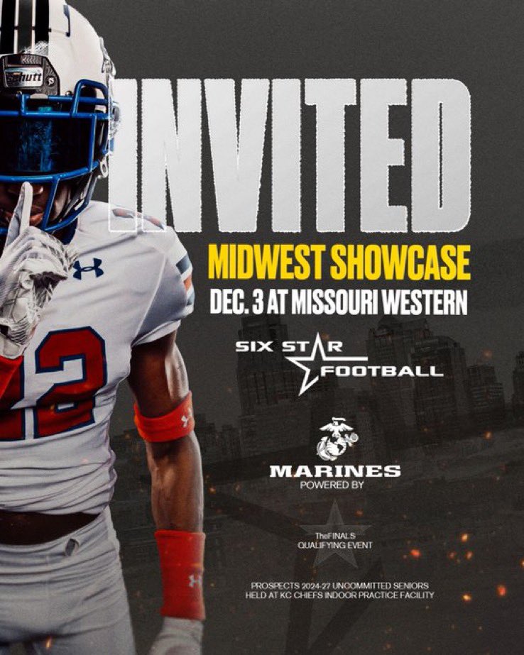 Thank you <a href="/6starfootballKS/">Six Star Football | KANSAS</a> for the invite to the Midwest showcase