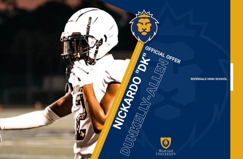 Blessed to receive my first offer from Warner University !