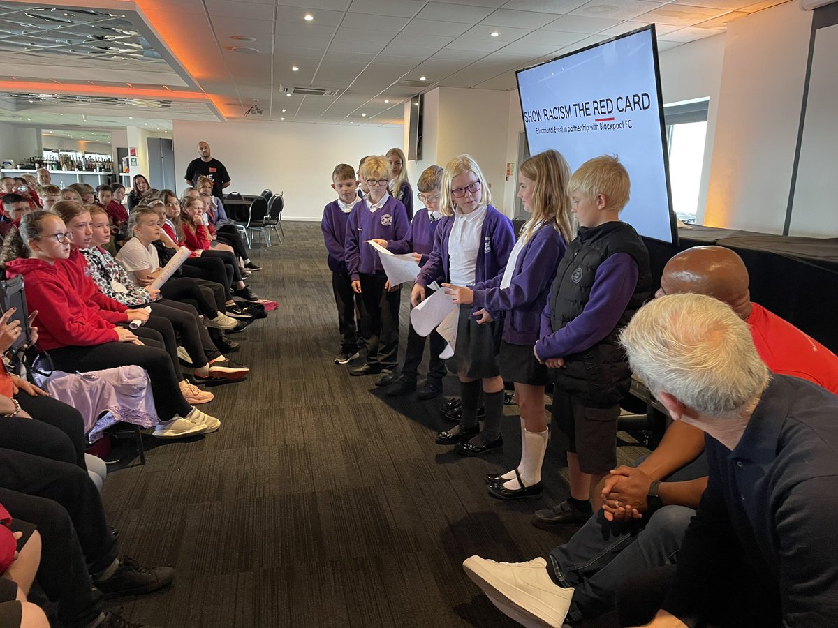 SRTRC_England's tweet photo. Special Thanks to our Ambassadors @trevor8sinclair and Alan Irvine for joining us today. Thank you @BFCCT_  for hosting us! 
#ShowRacismtheRedCard https://t.co/5ovCLvmiun