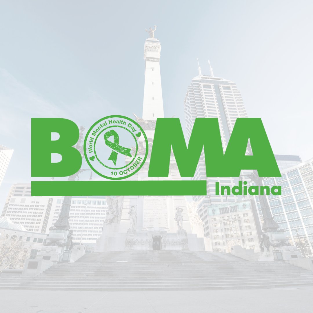 On this #MentalHealthDay, we stand united with our incredible #BOMAIndiana community, comprising dedicated professionals in the commercial real estate sector across the #Hoosier state.🤝💚

#BOMAIndiana #MentalHealthMatters #SupportingOurCommunity