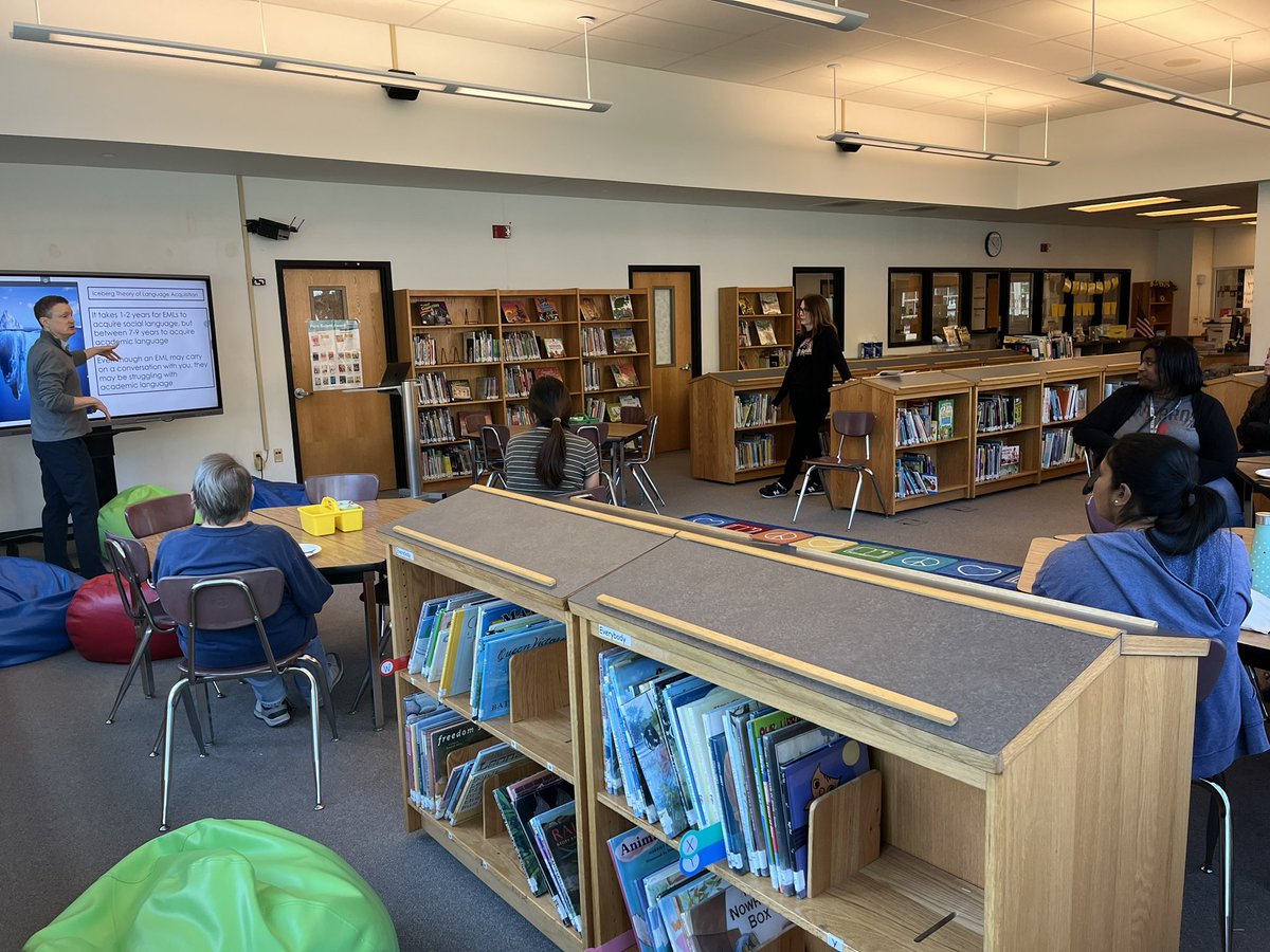 It’s always awesome when we get to leverage our staff expertise to help us better support students. A huge shout out to our ELD teachers and our para staff who engaged in positive and productive professional development today! @RCVPrincipal