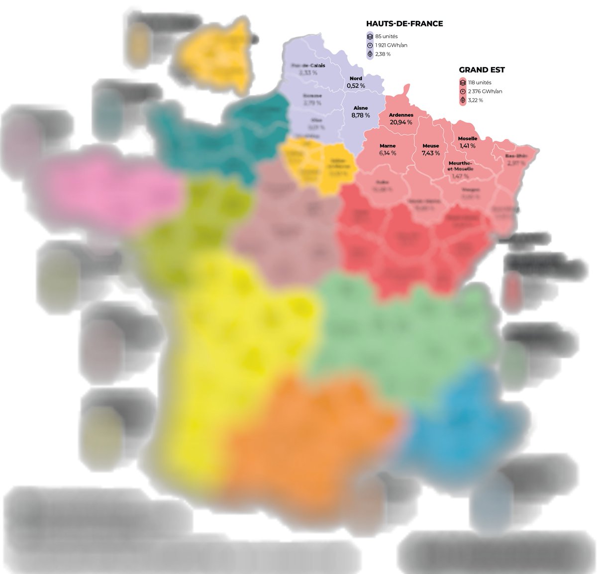 [#infographics🟣]
La part de gaz renouvelables dans la consommation nationale de gaz représente aujourd'hui entre 2 et 3% de la consommation française.
✳️Quelle est la part de gaz renouvelables dans le mix gazier régional et départemental?
gazdaujourdhui.fr/infographie/qu…
 La filière du