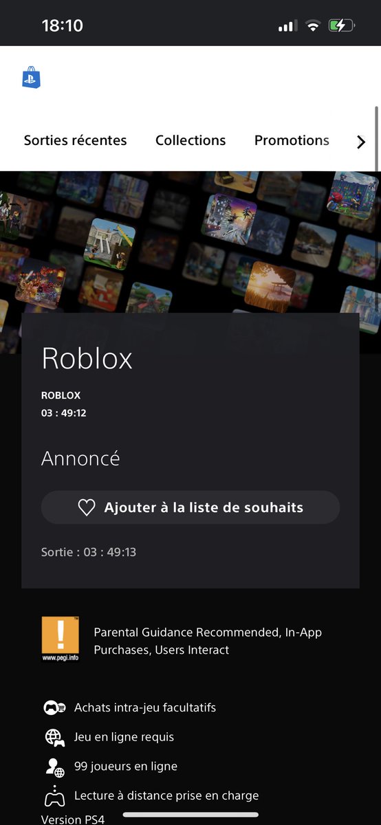 Gta5Kham's tweet photo. Dans 1h sa sort Roblox sur ps5 ! https://t.co/SOu81lXfrh