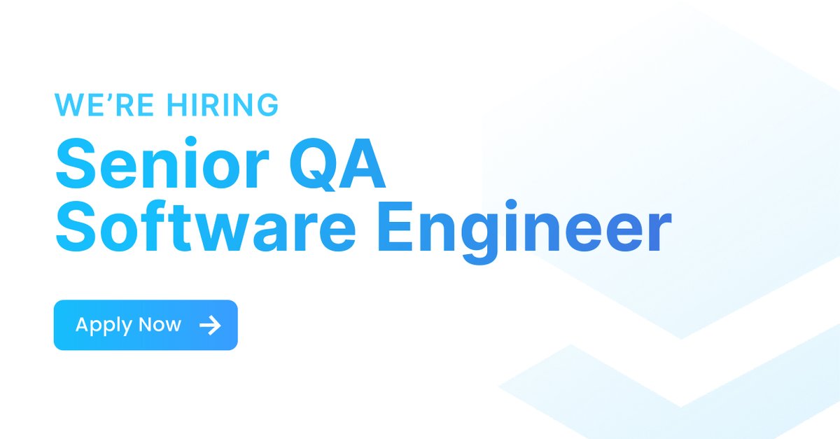tech9social's tweet photo. Come work with us! We're looking for a Senior QA Automation Software Engineer to join our team. Click the link to apply: https://t.co/xSKM4RSOkw
#Tech9 #TechHappily #NowHiring #SeniorQAEngineer #JoinOurTeam https://t.co/IbnIZaFl3X