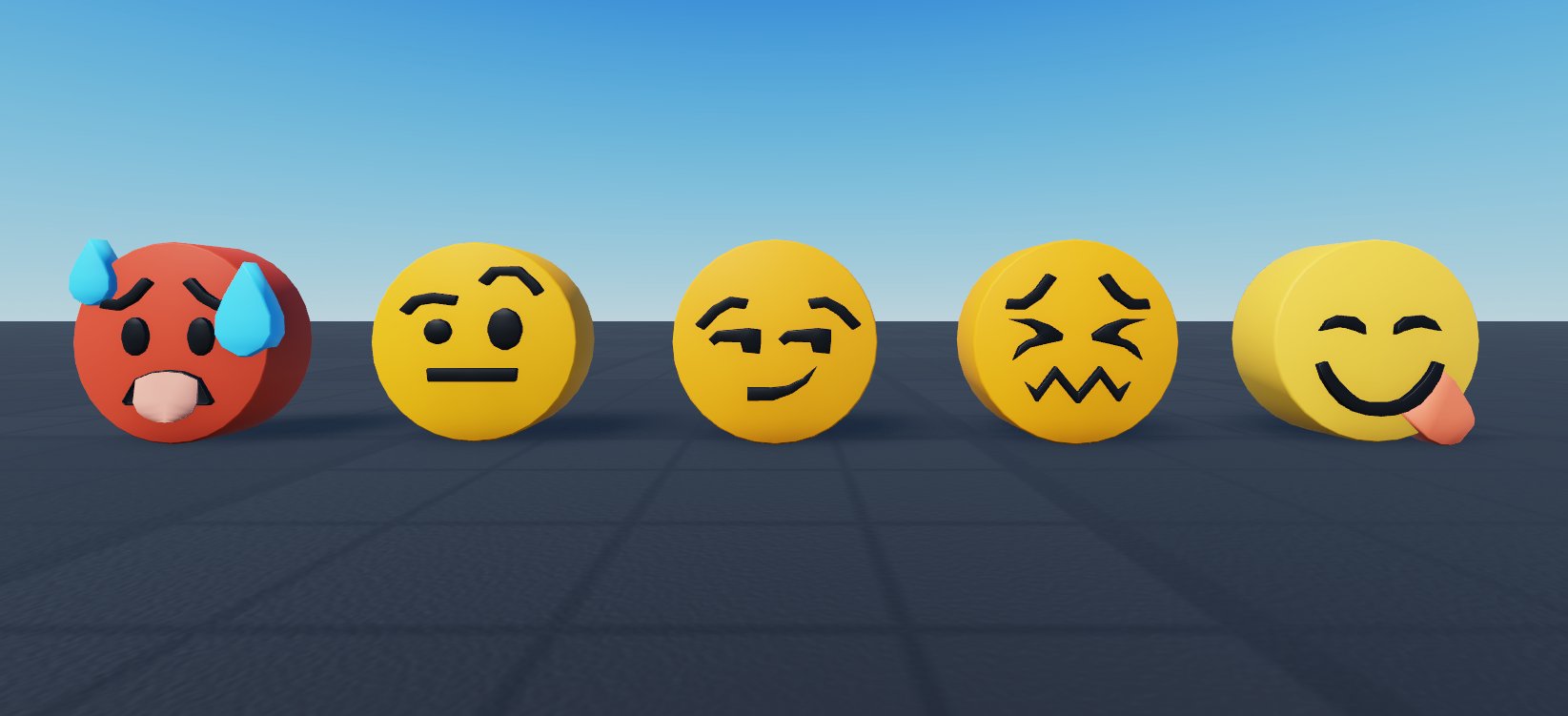 Yum Emoji Head - Roblox