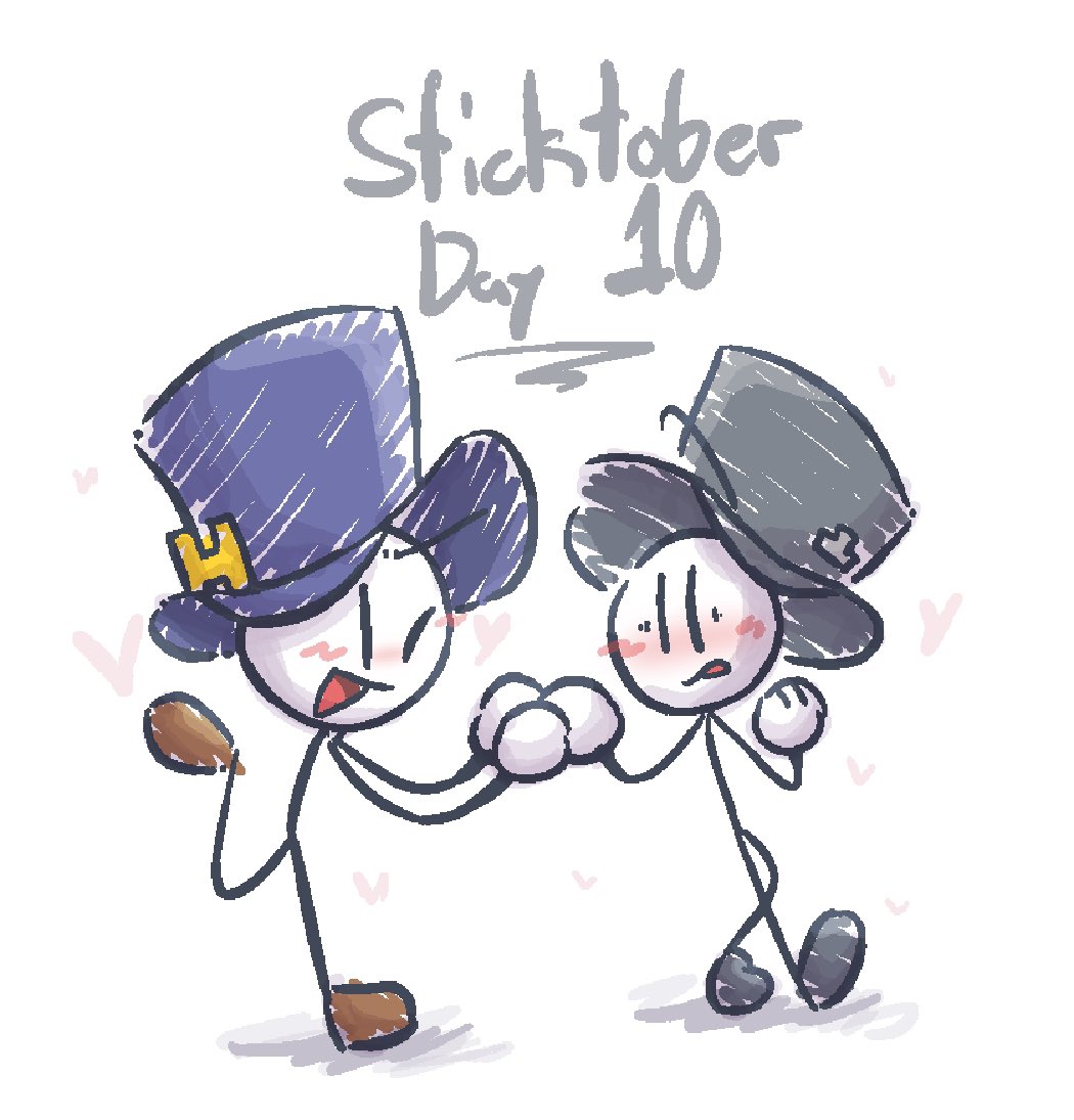 Nebbuwu's tweet photo. Day 10 of Stickmintober:
Rare pair!!
I have no shame brother.
#HenryStickmin #HenryStickminFanArt #ManMin #Stickmintober2023 https://t.co/MuNd3RjOov