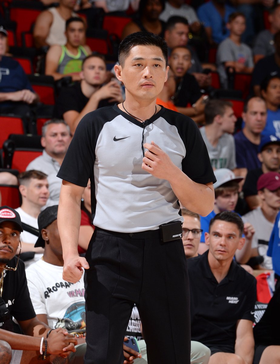 Intae Hwang moved his family 7,000 miles from South Korea to New Jersey in 2020 to pursue a career in officiating basketball. Today, Hwang was named as a full-time NBA referee for the 2023-24 season 👏❤️ (h/t @BenGolliver)