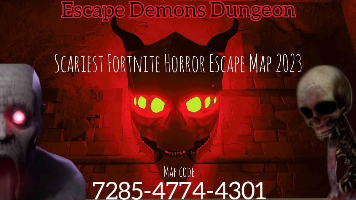 ToxicMayoTTV's tweet photo. #fortnitemares is here! Make sure to check out my new Horror Escape map for the Halloween season! #mayosmaps https://t.co/muja7wRnUe