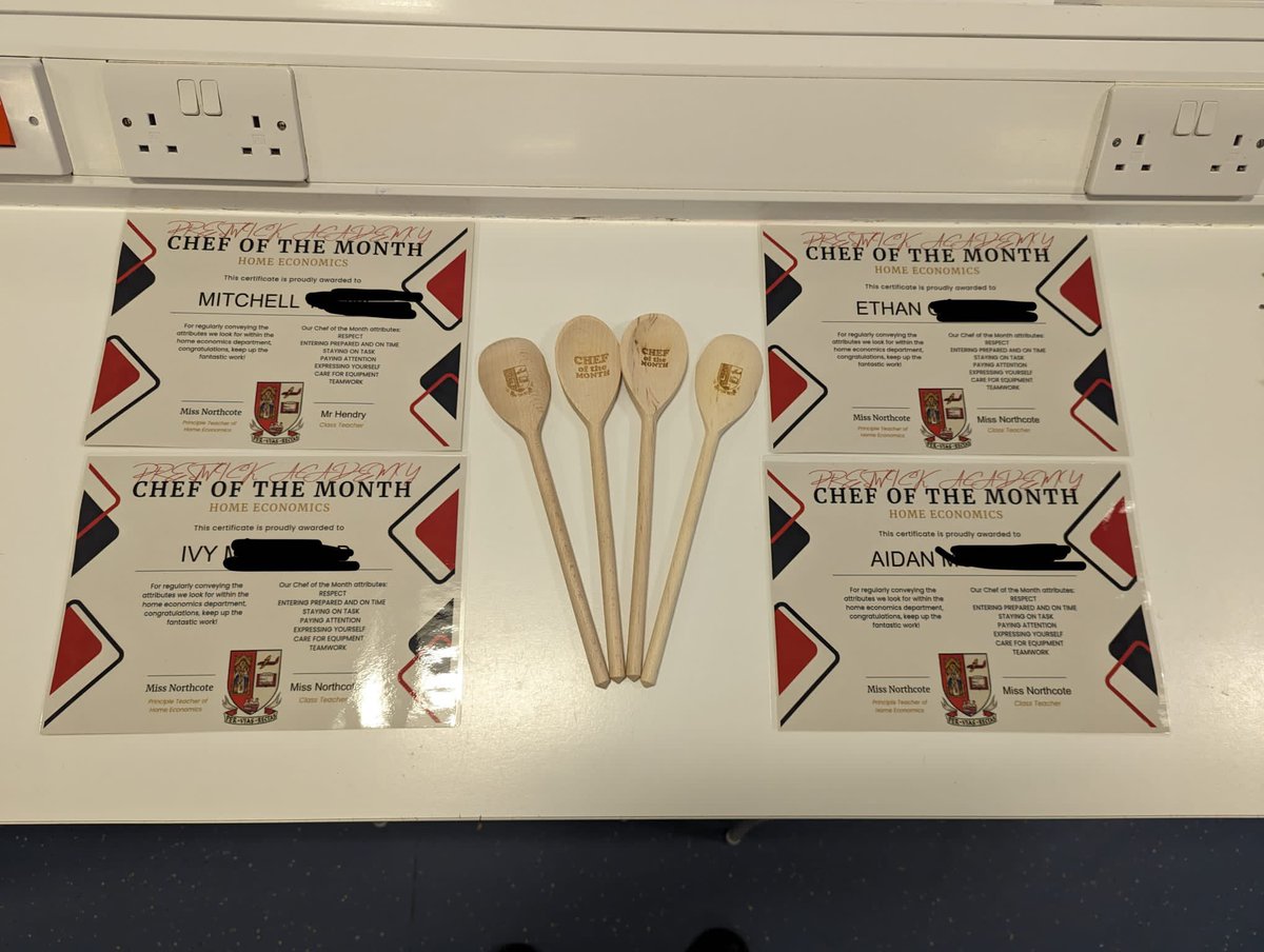 A massive congratulations to Mitchell, Ethan, Ivy and Aidan who achieved Chef of the Month: September! <a href="/pwkacademy/">Prestwick Academy</a>