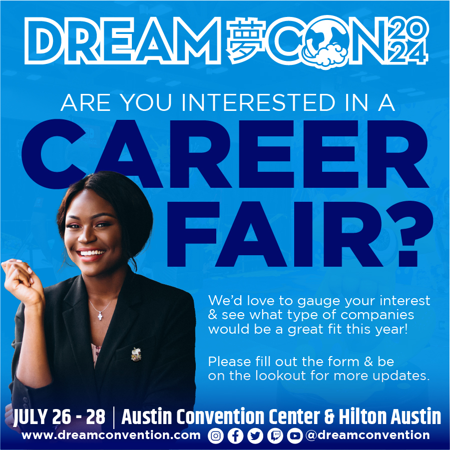 Hey Dreamers! Interested in a Career Fair for Dream Con 2024? Please fill out the form &amp; list companies you'd love to see participating:
forms.gle/uA83w4qEUKGpMU… 
#DreamConUpdates