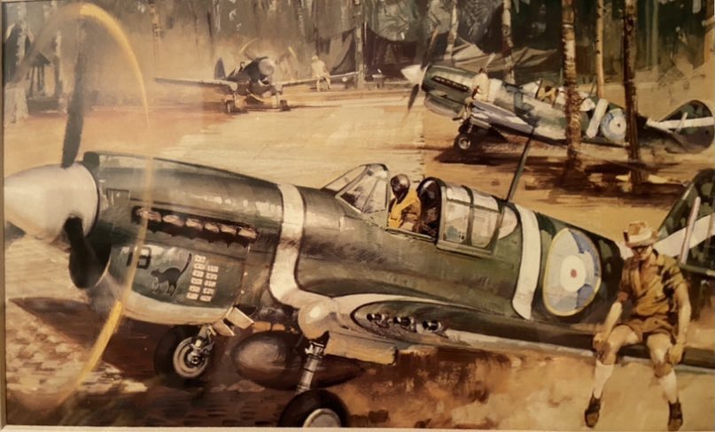 Always liked this RNZAF P40 print , had it on the wall as a kid , found it over 40yrs on eBay 😀#p40 #p40warhawk