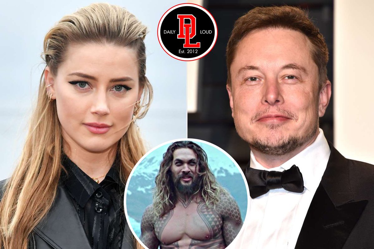 DailyLoud's tweet photo. Actor Jason Momoa allegedly showed up to the set of ‘Aquaman 2’ drunk and dressed like Johnny Depp and tried to get Amber Heard fired. 

Her former boyfriend Elon Musk had to send a “scorched-earth letter, threatening to burn the house down” if she didn’t get to return. https://t.co/NWdMixxtfR