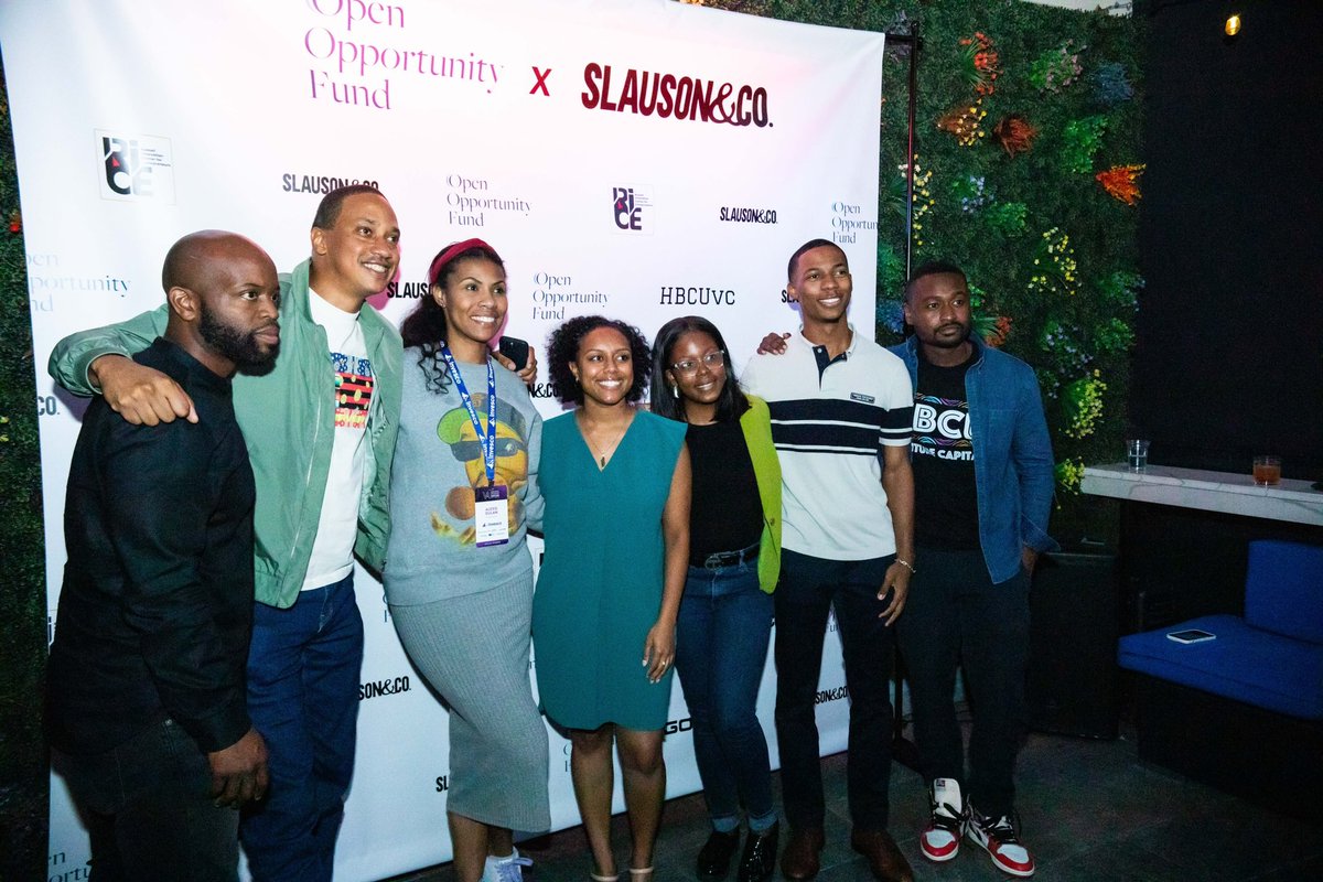 HBCUvc's tweet photo. The vibes were at an all-time high while in #ATL with our partners &amp; friends at @slausonandco, @goodienation, and @OpportunityFund!⚡️🚀 We’re grateful for our community and a culture of celebrating diverse founders and investors. Here’s to moving the industry forward! #VC #tech https://t.co/kQYi6Z8msN