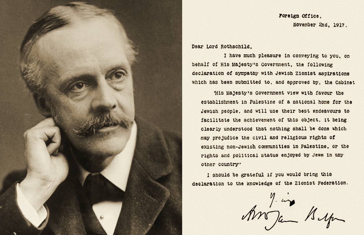 The Balfour Declaration lost voor je ogen op. 98% van de bevolking weet niet eens wat het is. #VerdeelenHeers