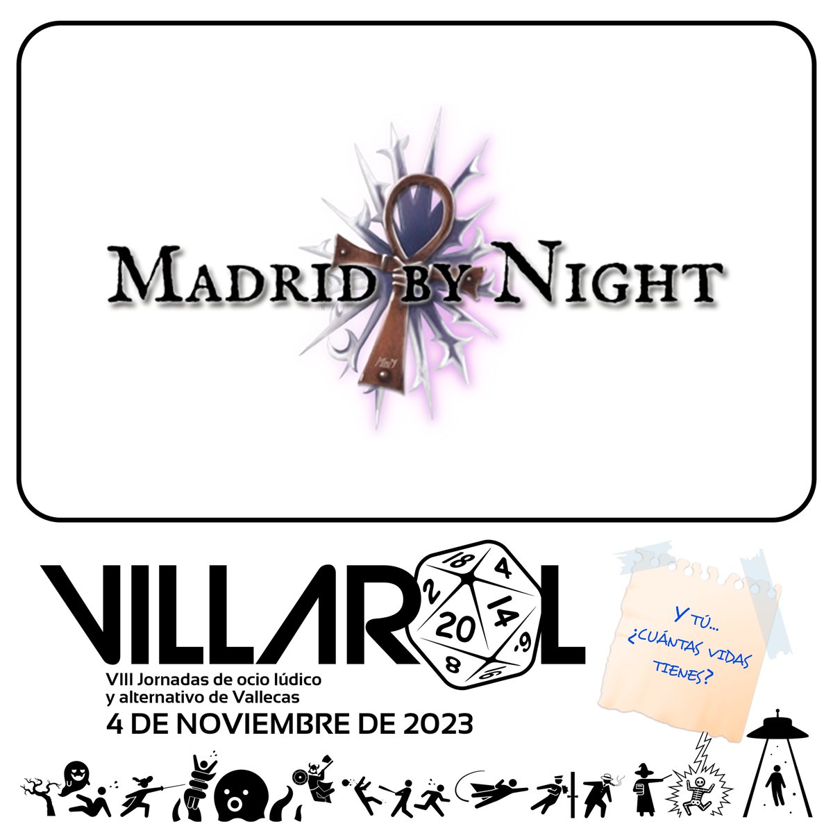 <a href="/MadridByNightAC/">Madrid By Night AC</a>  nuestros amigos madrileños vendrán a las #VillaRol con un roles en vivo para pequeños y mayores. 

Estamos deseando verlos!!!

#Rol #Envivo #Diversion