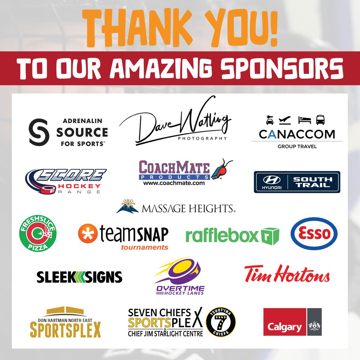 THANK YOU to every player, parent, coach, volunteer and sponsor who supported the 3rd Annual U13AA Thanksgiving Classic presented by <a href="/tourismcalgary/">Tourism Calgary</a>! 

48 teams competed over the past 4 days with 6 Divisional Champions being named.
 
 A huge congrats to our tournament All-Stars!