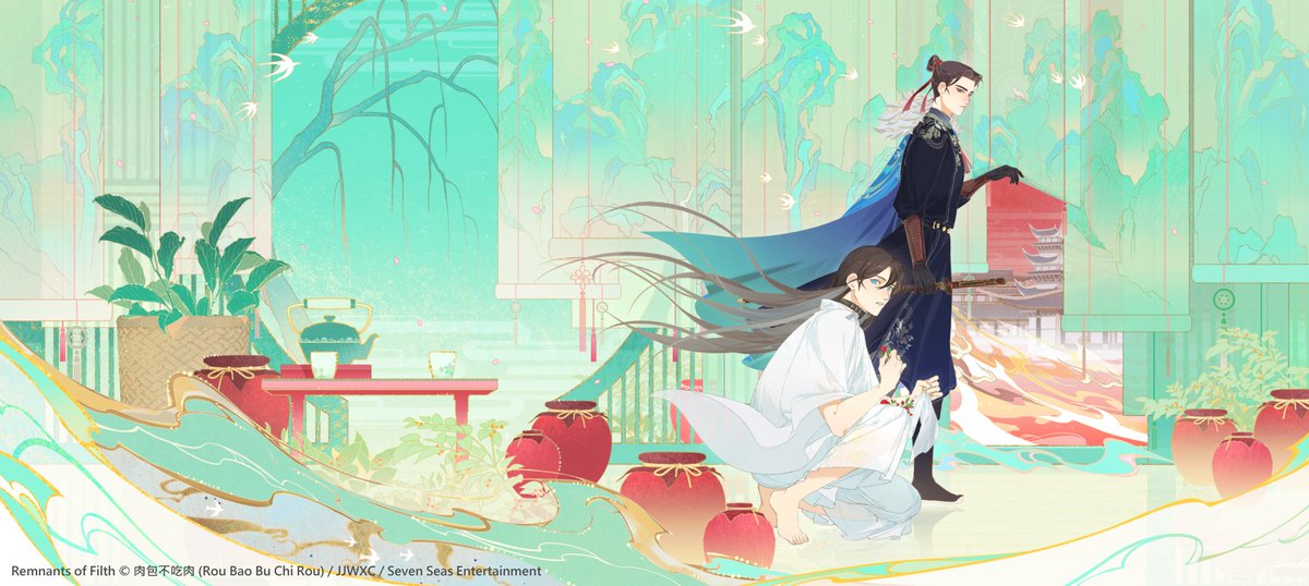 akkaccel's tweet photo. The full clean art of the Yuwu volume 2 English cover🐺🍎🪴
Thank you to Seven Seas for the opportunity~

For more information: https://t.co/8CAD6iukNo https://t.co/Xmg9BmCn0h