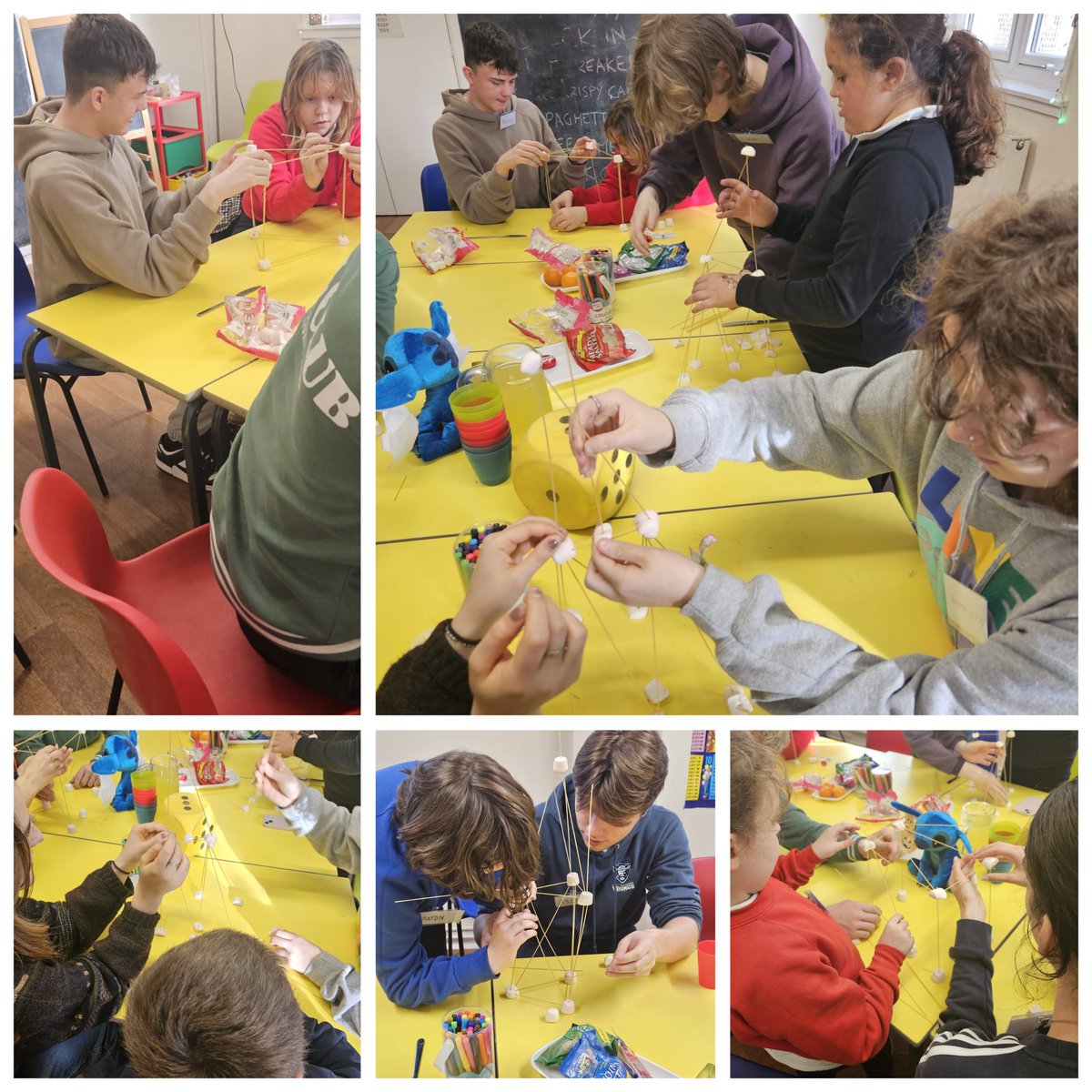 Fun afternoon at mentoring project today. Getting to know each other, making rice Krispy cakes and spaghetti towers. Remembering small acts can change the world 

<a href="/CircleScot/">Circle</a> @she_scotland
#WorldMentalHealthDay 
#mentoringproject