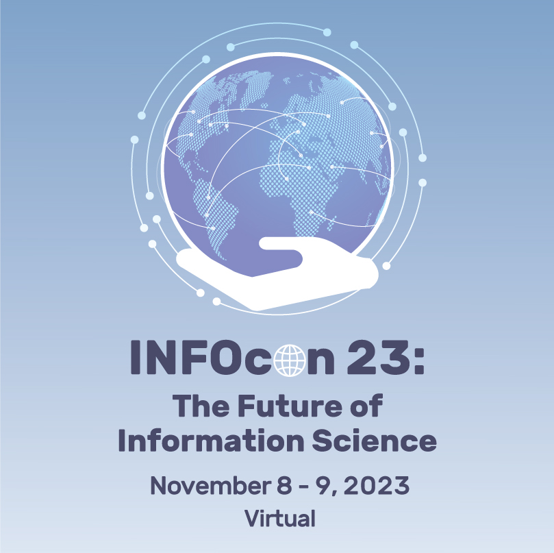 iSchoolUI's tweet photo. Save the Date! #INFOcon has been set for November 8 & 9. This free, two-day, online conference hosted by a collaborative team of iSchools, including the #iSchoolUI, will consist of presentations on emerging topics in the information science field. Stay tuned for more details! https://t.co/933koiRKia