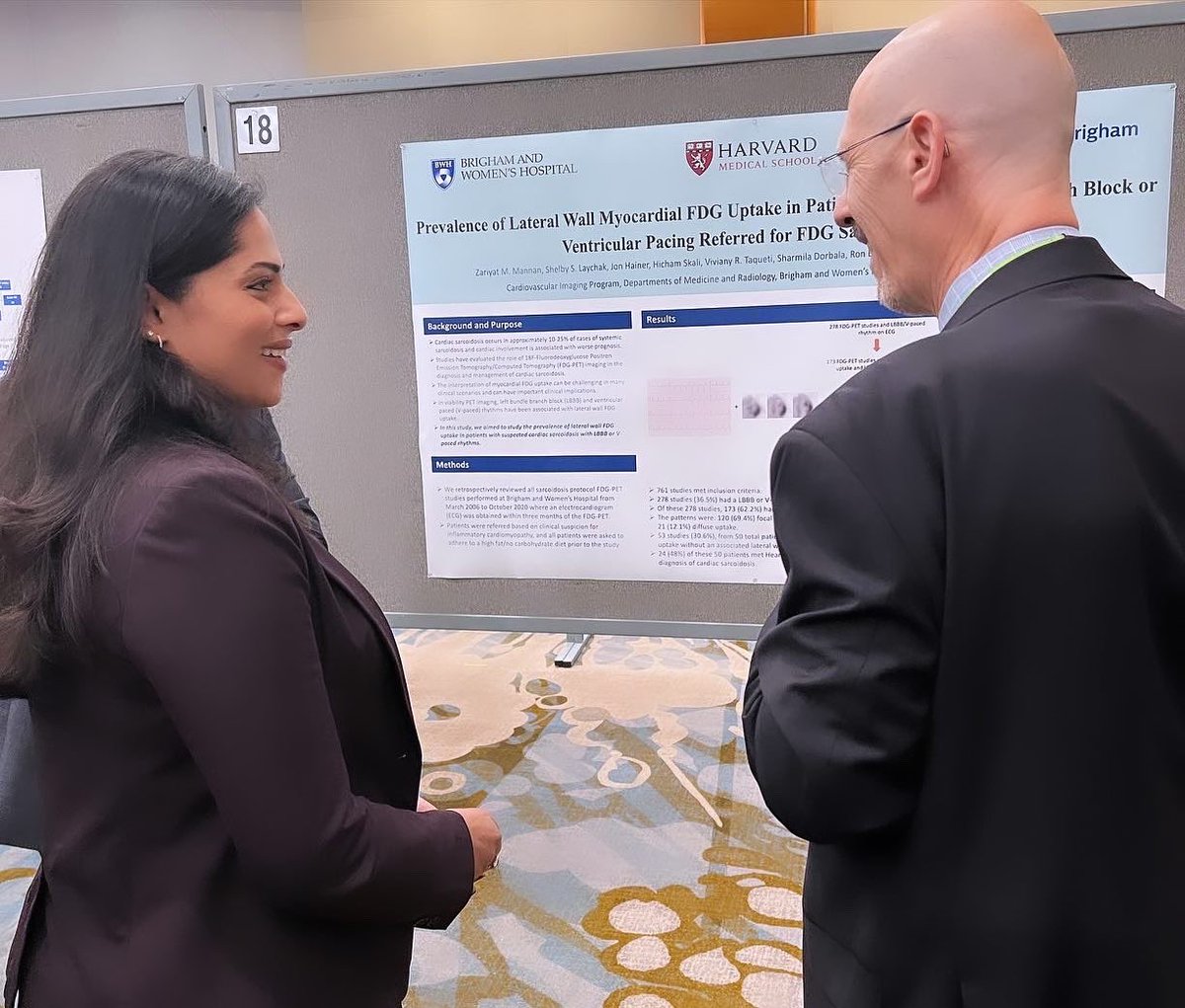 mannan_raya's tweet image. Presented my cardiac sarcoidosis research at #asnc2023 #brighamandwomenshospital #cardiovascularimaging Thanks to my mentors for making our long days meaningful for patient care, for the advancement of our field and more! @mdicarli @sanjaydivakaran @RonBlankstein @DorbalaSharmila