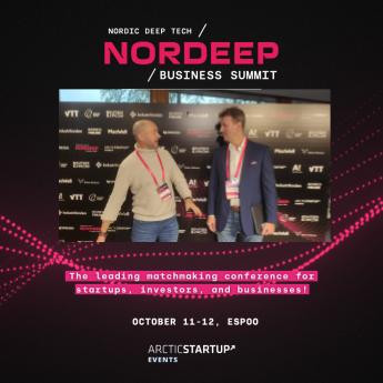 HubertGrealish's tweet photo. Looking fwd to @NordeepSummit today! High value talks and workshops. 📅

Last year had strong talks and topics,such as @rsiilasmaa who is great to see back. 👏

Great job as always @jan_ameri &amp; all @arcticstartup. Good luck to speakers &amp; guests!
#nordeep #nordeepsummit #deeptech https://t.co/l9NhoDzd4l