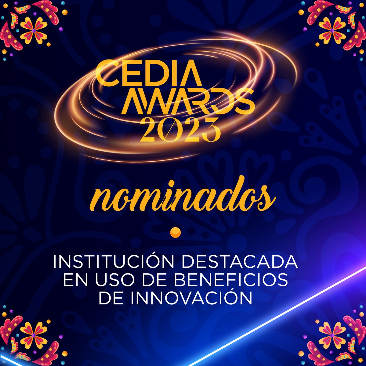 CEDIAec's tweet photo. 🏅¡𝐂𝐎𝐍𝐎𝐂𝐄 𝐀 𝐋𝐎𝐒 𝐍𝐎𝐌𝐈𝐃𝐀𝐃𝐎𝐒 𝐀 𝐋𝐎𝐒 #𝐂𝐄𝐃𝐈𝐀𝐀𝐖𝐀𝐑𝐃𝐒𝟐𝟎𝟐𝟑!
El galardón más importante de la Academia premiará a La "INSTITUCIÓN DESTACADA EN USO DE BENEFICIOS DE INNOVACIÓN 2023.".
𝐈𝐍𝐈𝐂𝐈𝐀 𝐋𝐀 𝐑𝐔𝐓𝐀 𝐇𝐀𝐂𝐈𝐀 𝐋𝐀 𝐌𝐀𝐆𝐈𝐀.
🏅🦾 https://t.co/Scw7suhsy7