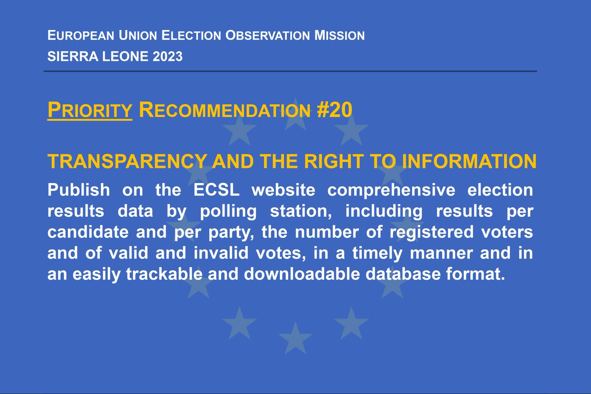 EU EOM Sierra Leone 2023 (@eueomsl2023) on Twitter photo 2023-10-10 21:14:47