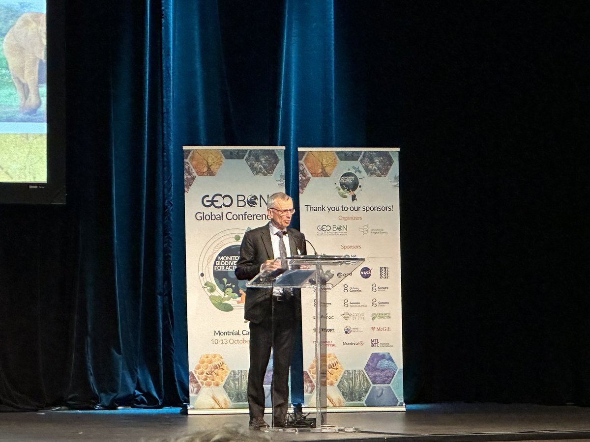 The #GEOBONconf2023 is an opportunity to identify ways to improve the national science-policy interface and find ways to achieve the #KMGBF goals and targets! It was a pleasure speaking at the opening ceremony and I am looking forward to the fruitful discussions this week!