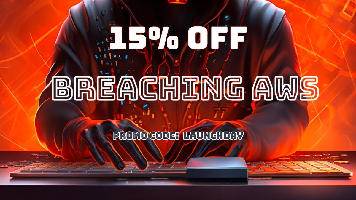 Cloud_Breach's tweet image. 🚀 Exciting news! #BreachingAWS is our new Offensive Security #AWS hands-on training course. Dive deep in #cloudsecurity with labs and real-life scenarios.

Claim a 15% off with promo code: LaunchDay at cloudbreach.io/breachingaws ☁️ 📚🔐

#CloudBreach offer expires on 27/10